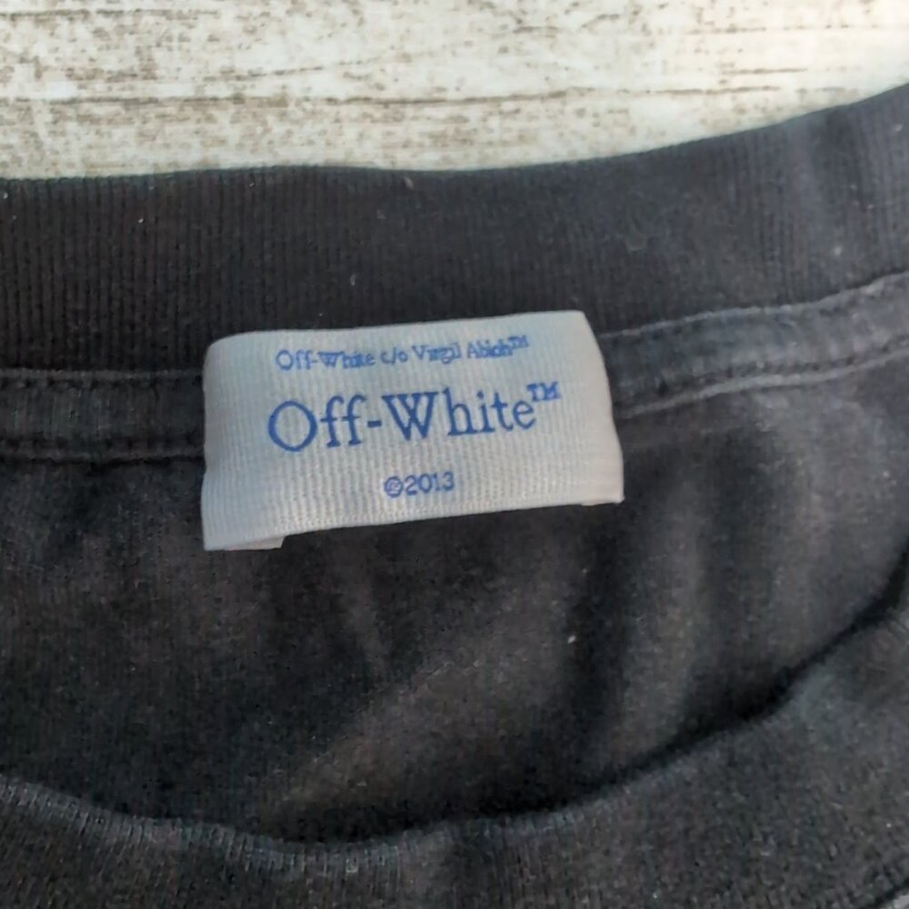 Off-White Stamp Mary Over Short-Sleeve Tee 'Black/White' - ALTERED - Picture 5 of 11